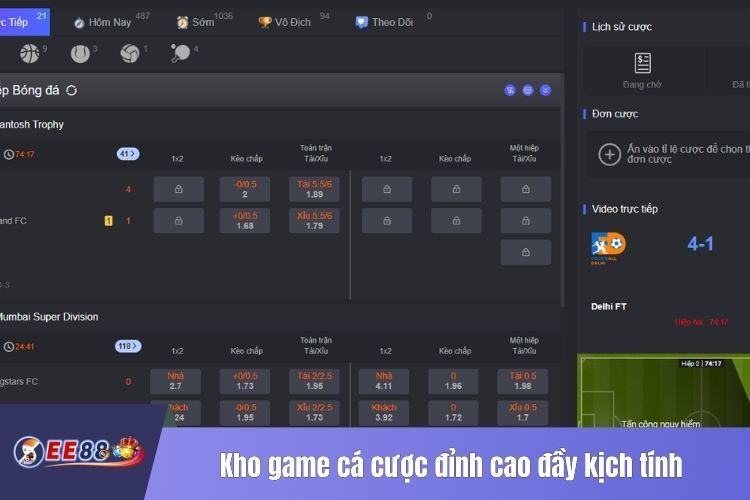 Kho game cá cược đỉnh cao đầy kịch tính